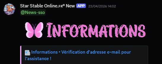 Informations SSO